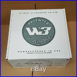 JL Audio 12W3V3-8 (92155) 12-inch 8-ohm Subwoofer NEW in OEM PACKAGING