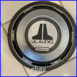 JL Audio 12w3v3-4 12-inch 4ohm 500watt Single Voice Coil Subwoofer
