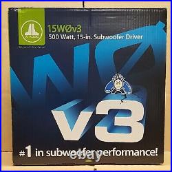 JL Audio 15W0V3-4 (92167) 15 inch 4-ohm Subwoofer NEW in OEM PACKAGING