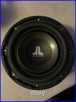 JL Audio 8W1V3-4 Single 4-Ohm, 8 Inch, 150 Watt RMS Car Subwoofer Bass Used