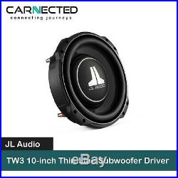 JL Audio TW3 10-inch Thin-Line Subwoofer Driver 400W (Dual 4 ohm)