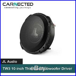 JL Audio TW3 10-inch Thin-Line Subwoofer Driver 400W (Dual 4 ohm)