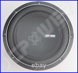 Jc Power RST12d4 Subwoofer Shallow Mount 12 inch Speaker 2 or 4 ohm