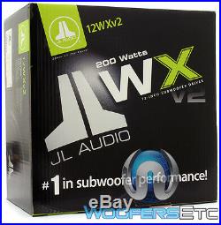 Jl Audio 10wxv2-4 Sub 10 400w Max Single 4-ohm Car Subwoofer Bass Speaker New