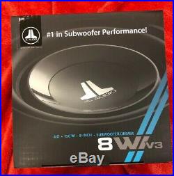 Jl Audio 8w1v3-4 Sub 8 Woofer 300w Max 4-ohm Car Subwoofer Bass Speaker 8w1 New