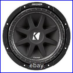 KICKER 43C154 Comp 15 Inch 500 Watt 4 Ohm Single Voice Coil Car Audio Subwoofer