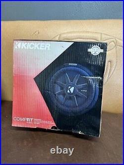 KICKER 43CWRT102 CompRT 10 inch 2ohm Subwoofer Black Excellent Shape
