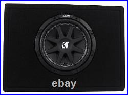 KICKER 43TC104 Comp 10 Subwoofer In Sub Box Enclosure+Amplifier+Amp Wire Kit