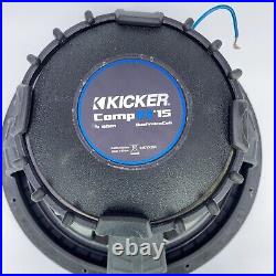 KICKER 44CVX154 CompVR 2000W 15 Inch CompVR Series Dual 4-Ohm Car Subwoofer
