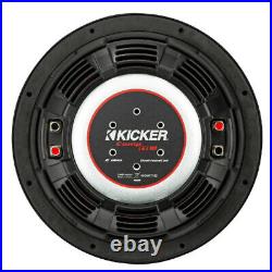 KICKER CompRT 48CWRT102 CompRT 10-Inch (25cm) Subwoofer, DVC, 1-Ohm, 400W
