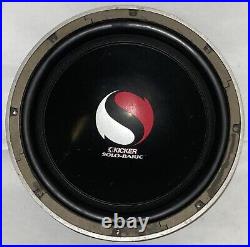 KICKER SOLO-BARIC 12 INCH SUBWOOFER S12d 4 Ohm