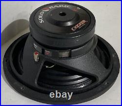 KICKER SOLO-BARIC 12 INCH SUBWOOFER S12d 4 Ohm