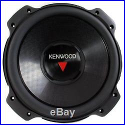 Kenwood 12 Inch 2000W 4 Ohm Subwoofer + Sealed Sub Box + Amplifier & Wire Kit