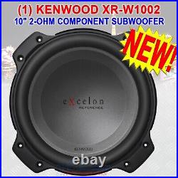 Kenwood Excelon Xr-w1002 10 2-ohm Component Subwoofer 1,300 Watts 10-inch Sub