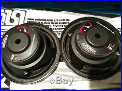 Kicker 10 Inch Competition Subwoofers PAIR 10C old School 4 ohm