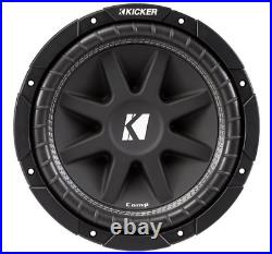 Kicker 43C104 10-Inch 300 Watts Max Power Single 4 Ohm Car Subwoofer