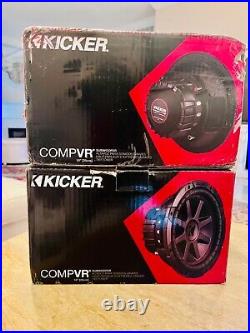 Kicker 43CVR104 10 Inch Comp VR Series Dual 4 Ohm Car Subwoofer