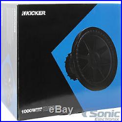 Kicker 44CVX152 2000 Watts 15 Inches Dual 2 ohm Car Audio Subwoofers Open Box