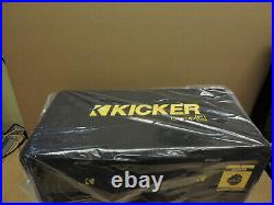 Kicker 44DCWC102 Dual 10-Inch CompC 2-Ohm Subwoofer Enclosure