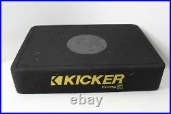 Kicker 44TCWC102 10 Inch CompC 2 Ohm Loaded Shallow Subwoofer Box Enclosure