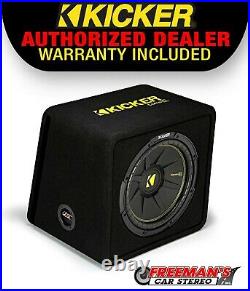 Kicker 44VCWC122 CompC 12-inch Subwoofer in Vented Enclosure, 2-Ohm, 300W