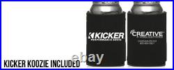 Kicker 45KMF104 10 Inch LED Marine Subwoofer in Silver 4 Ohm each (FreeAir)
