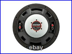 Kicker 48CWR102 Refurbished 10 inch CompR 2 Ohm Dual Voice Coil Subwoofer