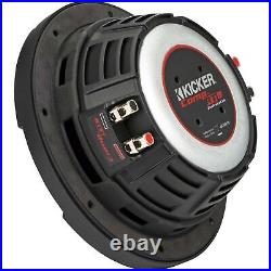 Kicker 48CWRT82 CompRT 8 Subwoofer, DVC, 2-ohm