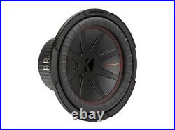 Kicker 48cwr104 Compr 10-inch (25cm) Subwoofer, Dual Voice Coil, 4-ohm, 400w