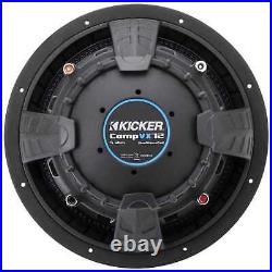 Kicker 50CVX124 CompVX 12-Inch Subwoofer, Dual 4-Ohm