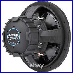 Kicker 50CVX124 CompVX 12-Inch Subwoofer, Dual 4-Ohm