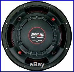 Kicker 700 Watt 10 Inch CompVR 2 Ohm Subwoofer Car Bass Power Sub 43CVR102