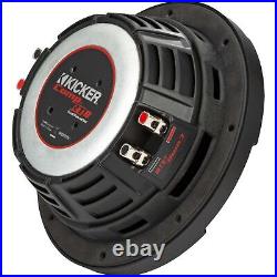 Kicker 8 Inch Comp RT Thin Woofer Includes Two 48CWRT82 Virtual 2 ohm Package