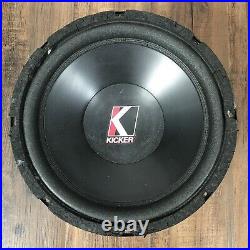 Kicker C12a 12 Inch Competition Subwoofer 8 Ohm Vintage with Original Box MUST SEE