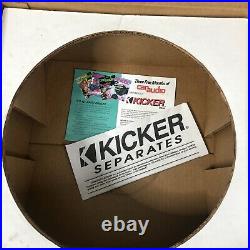 Kicker C12a 12 Inch Competition Subwoofer 8 Ohm Vintage with Original Box MUST SEE