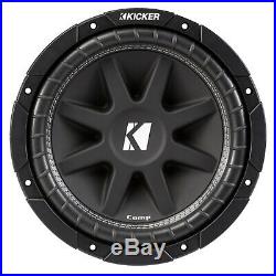 Kicker C154 Comp 15 Inch 600 Watt 4 Ohm Car Audio Power Subwoofer 43C154