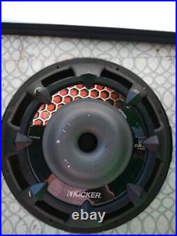 Kicker CVR 12 Inch Subwoofer Dual 4 Ohm Voice Coils 07CVR124 (Pair)