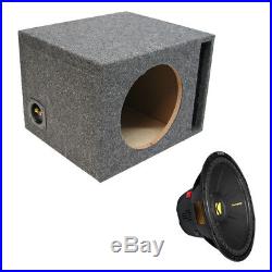 Kicker CWD15 CompD Series 15 4Ohm DVC Sub with 15-Inch Vented Subwoofer Enclosure