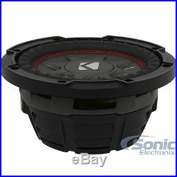 Kicker CompRT Single 10 Inch 800W Max Dual 2 Ohm Slim Car Audio Power Subwoofer