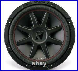 Kicker CompVR 12 Inch Subwoofer with Dual 4 Ohm Voice Coils
