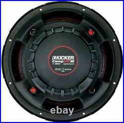 Kicker CompVR 43CVR102 Car Audio Subwoofer, 10 Inch 700 Watts 2 Ohm DVC Sub, NEW
