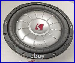 Kicker CompVT 07CVT104 10-Inch 800 Watt 4-Ohm Subwoofer Single Speaker