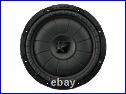 Kicker CompVT 12-Inch (30cm) Subwoofer, SVC, 4-Ohm, 400W