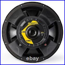 Kicker Comp 15-inch (38cm) Subwoofer, 4-Ohm, RoHS Compliant