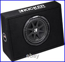Kicker Comp 43tc104 10-inch (25cm) Subwoofer In Thin Profile Enclosure, 4-ohm