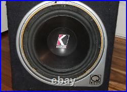 Kicker Competition C12a 12 Inch Subwoofer 4 Ohm with Sealed Sub Box Enclosure