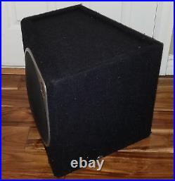 Kicker Competition C12a 12 Inch Subwoofer 4 Ohm with Sealed Sub Box Enclosure
