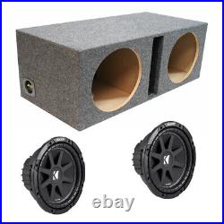 Kicker Dual Comp C15 15 Inch Vented Sub Woofer Box Two Ohm Impedance Package