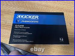 Kicker L710 Q-Class 10-Inch (25cm) Square Subwoofer, 4-Ohm