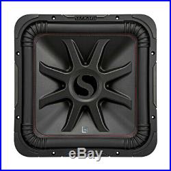 Kicker L7R 10 Inch 1000W Max Power 4 Ohm DVC Square Car Audio Subwoofer (2 Pack)